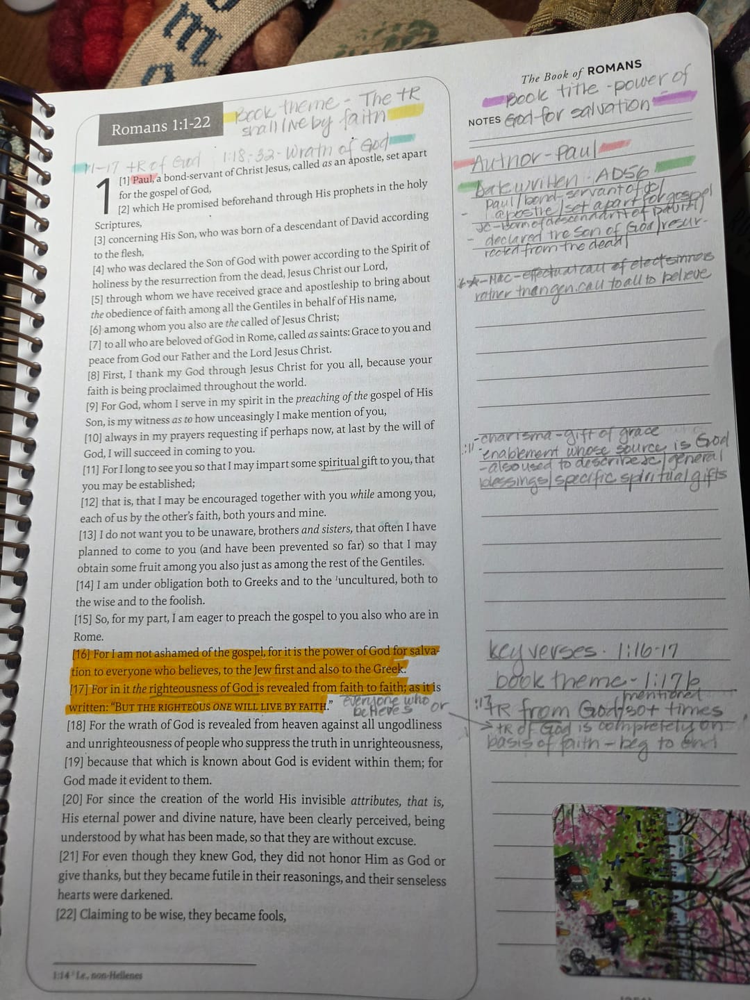 Customer photo review of Spiral Bible™ - NASB - Complete Bible - Bundle (Hardcover)