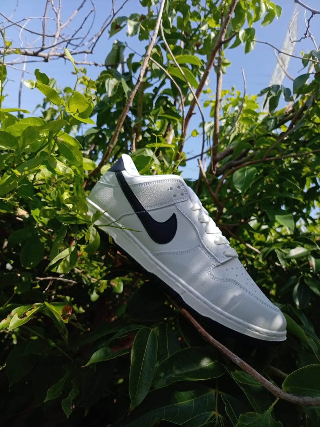Customer photo review of Tenis Dunk Blanco Negro