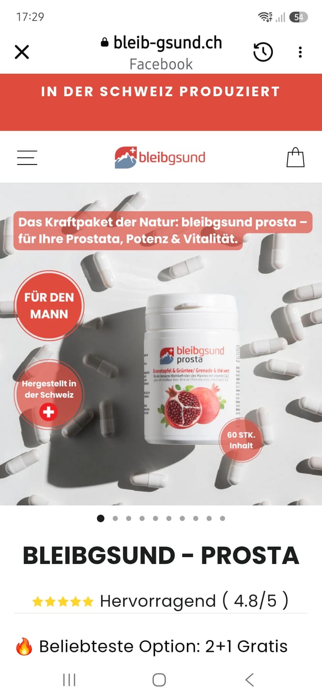Customer photo review of bleibgsund - prosta