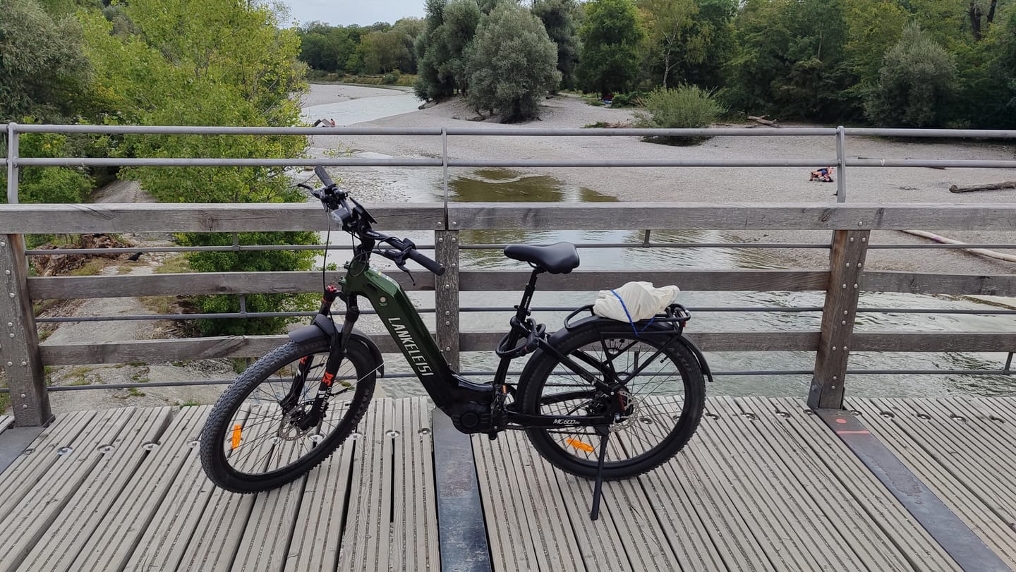 Customer photo review of Lankeleisi MG600 Lite 250W 27.5" Electric Trekking Bike 720Wh SUV E-bike with Switchable Sensor 36V 20Ah Battery