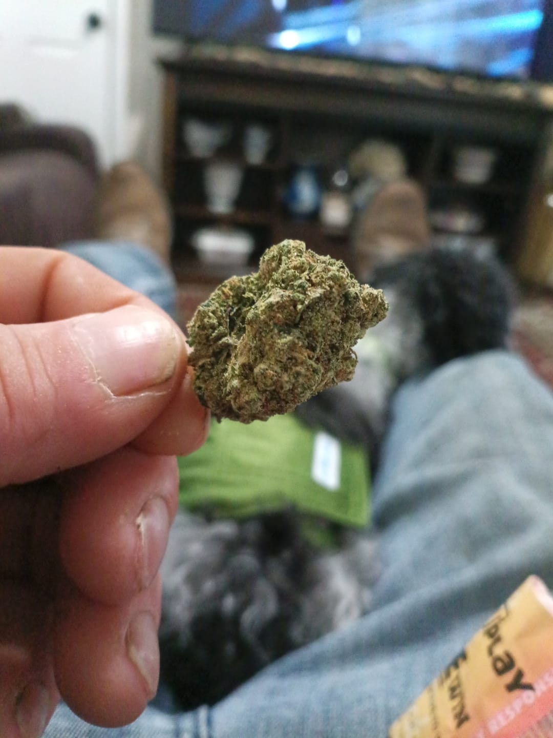 Customer photo review of Blue Sharpiez THCA Flower