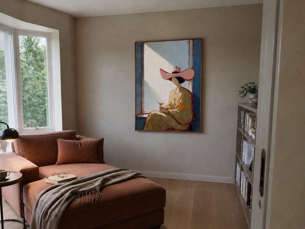 Customer photo review of Modern Folk Art｜Window‑Sip Sunlight