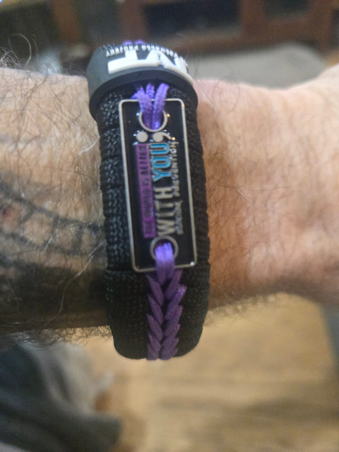 Customer photo review of You Belong Here - Paracord Bracelet