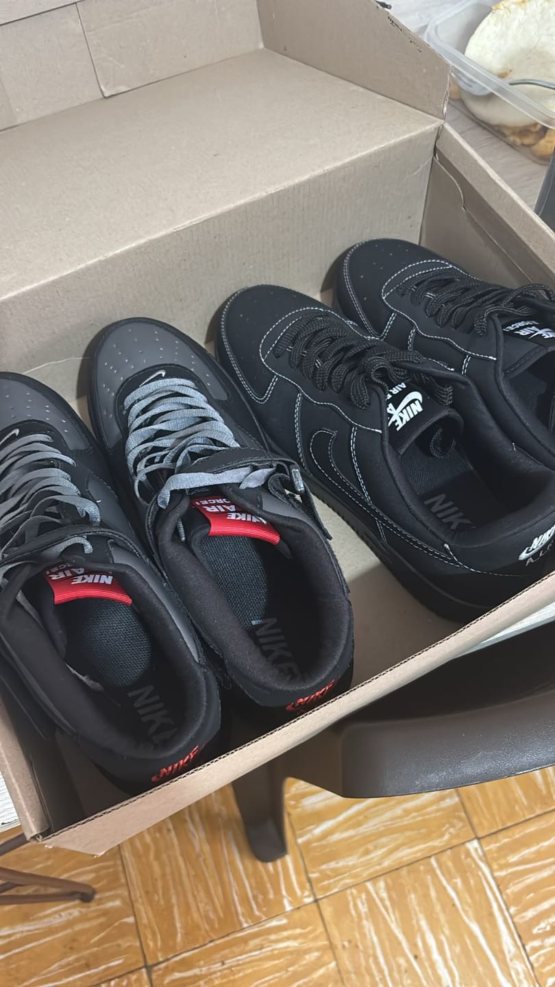 Customer photo review of AF1 - BLACK PHANTOM