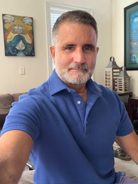 Customer photo review of Forge Waffle Knit Polo