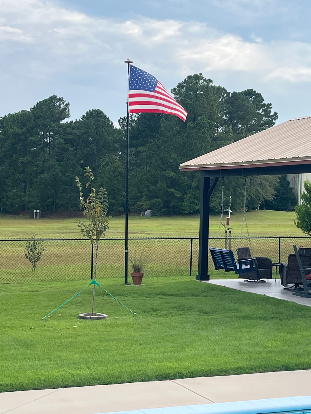 Customer photo review of 4' x 6' American Flag