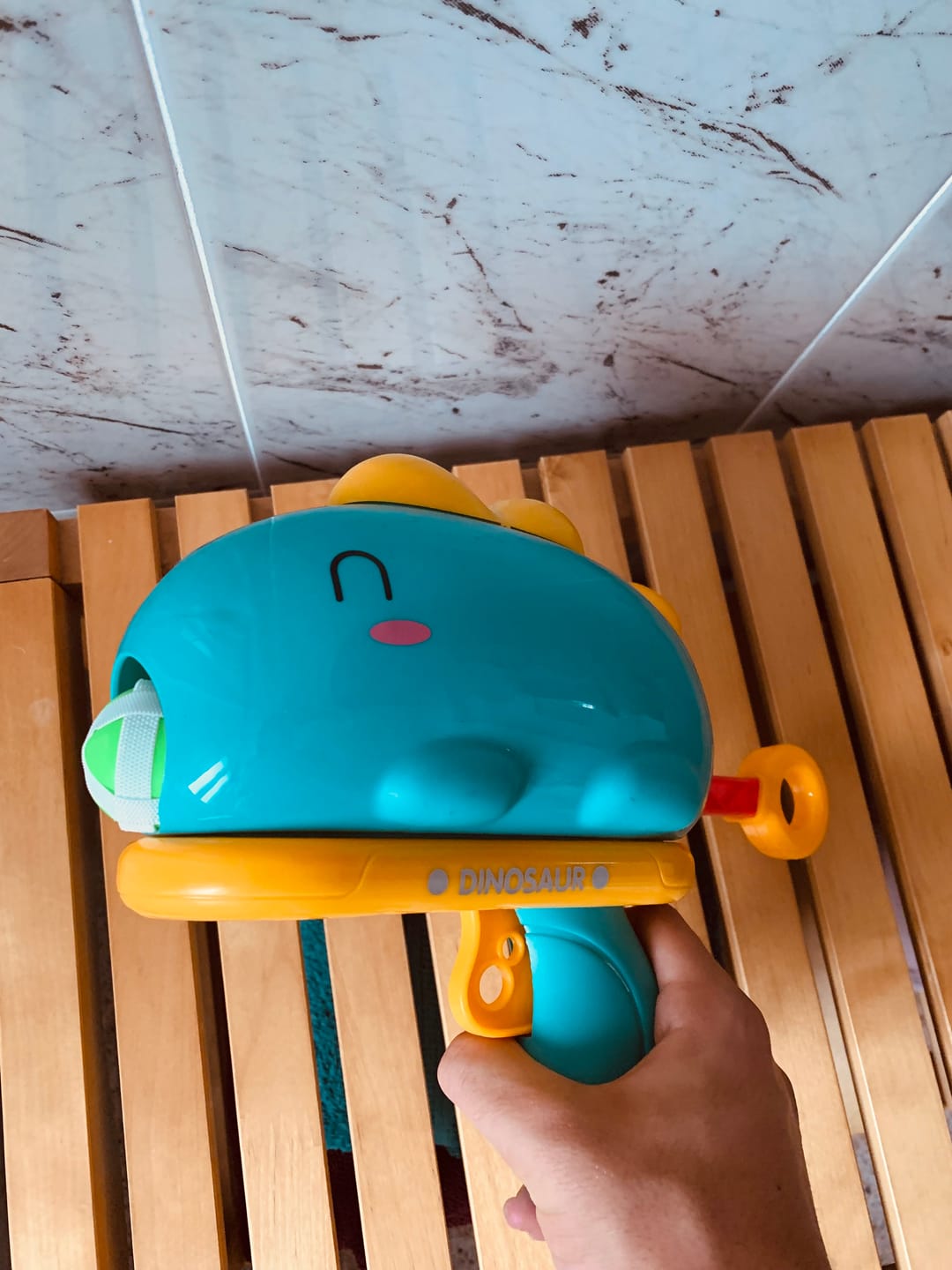 Customer photo review of Lanzasaurio de Bolas KokoKids™
