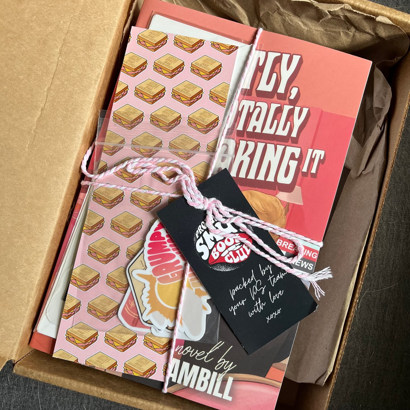Customer photo review of Honestly, I'm Totally Faking It by Amanda Gambill  - SE paperback bundle