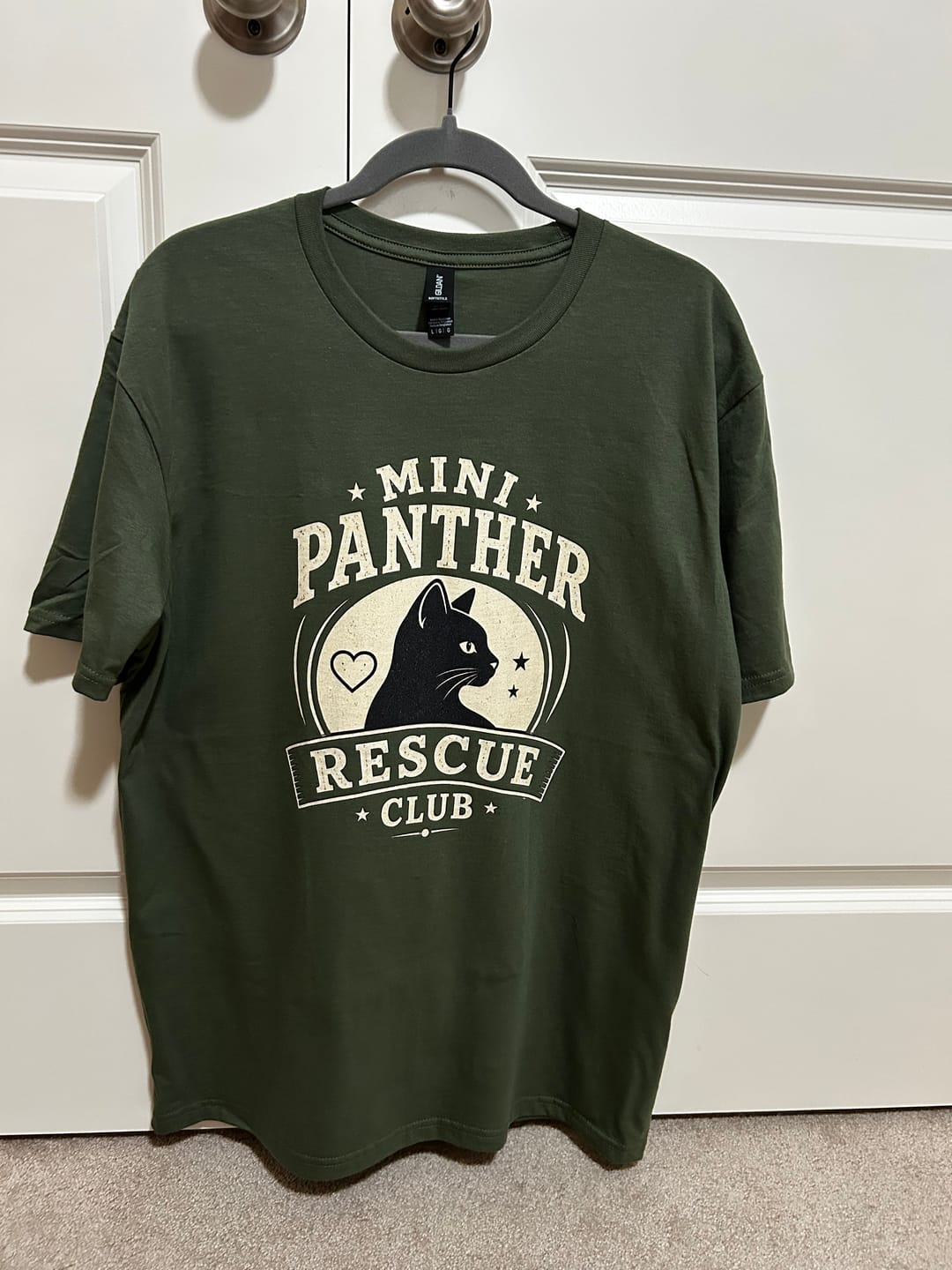 Customer photo review of Mini Panther Rescue Tee