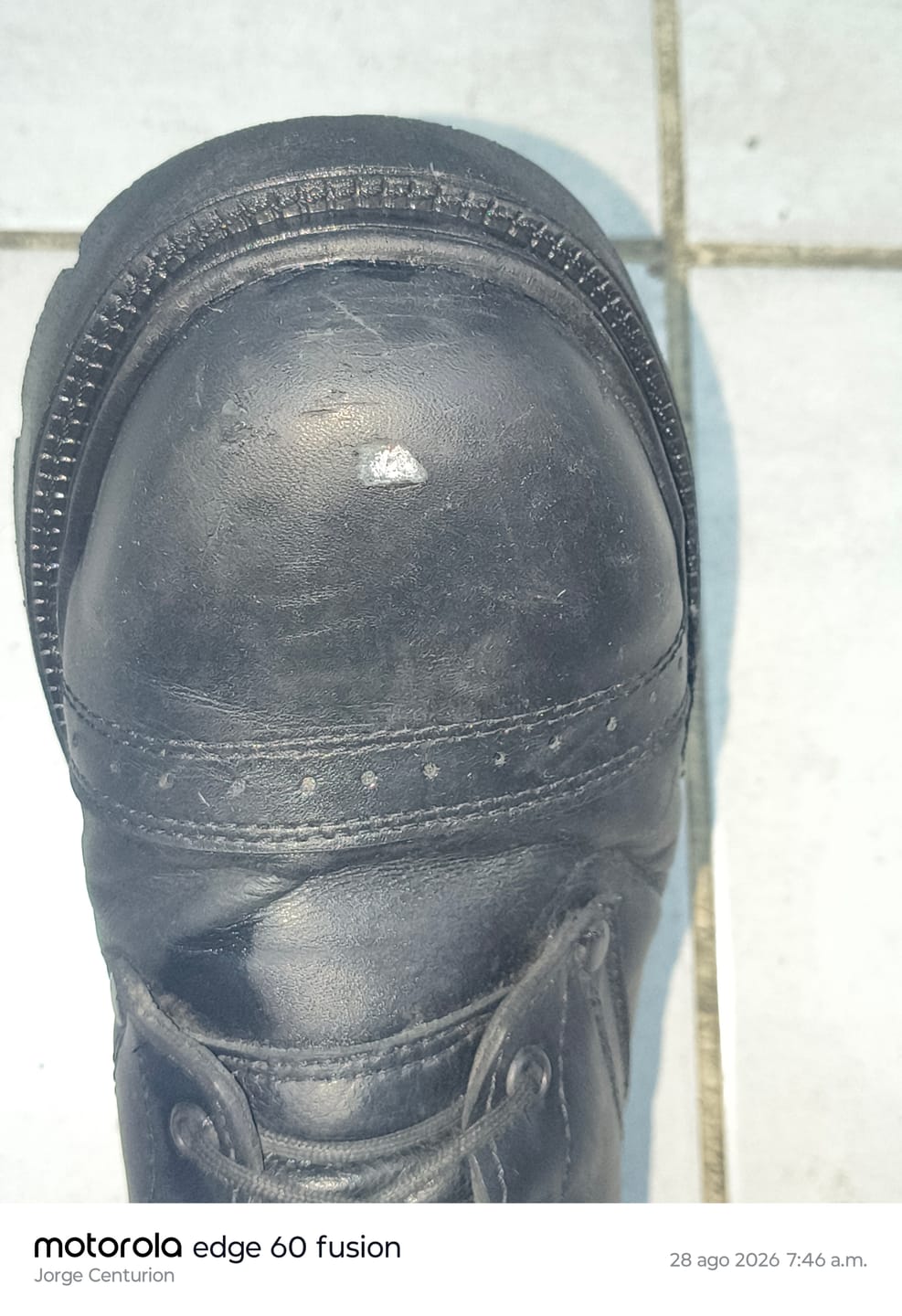 Customer photo review of Botas Corcoran de Cuero con Puntera de Acero (Nacional)