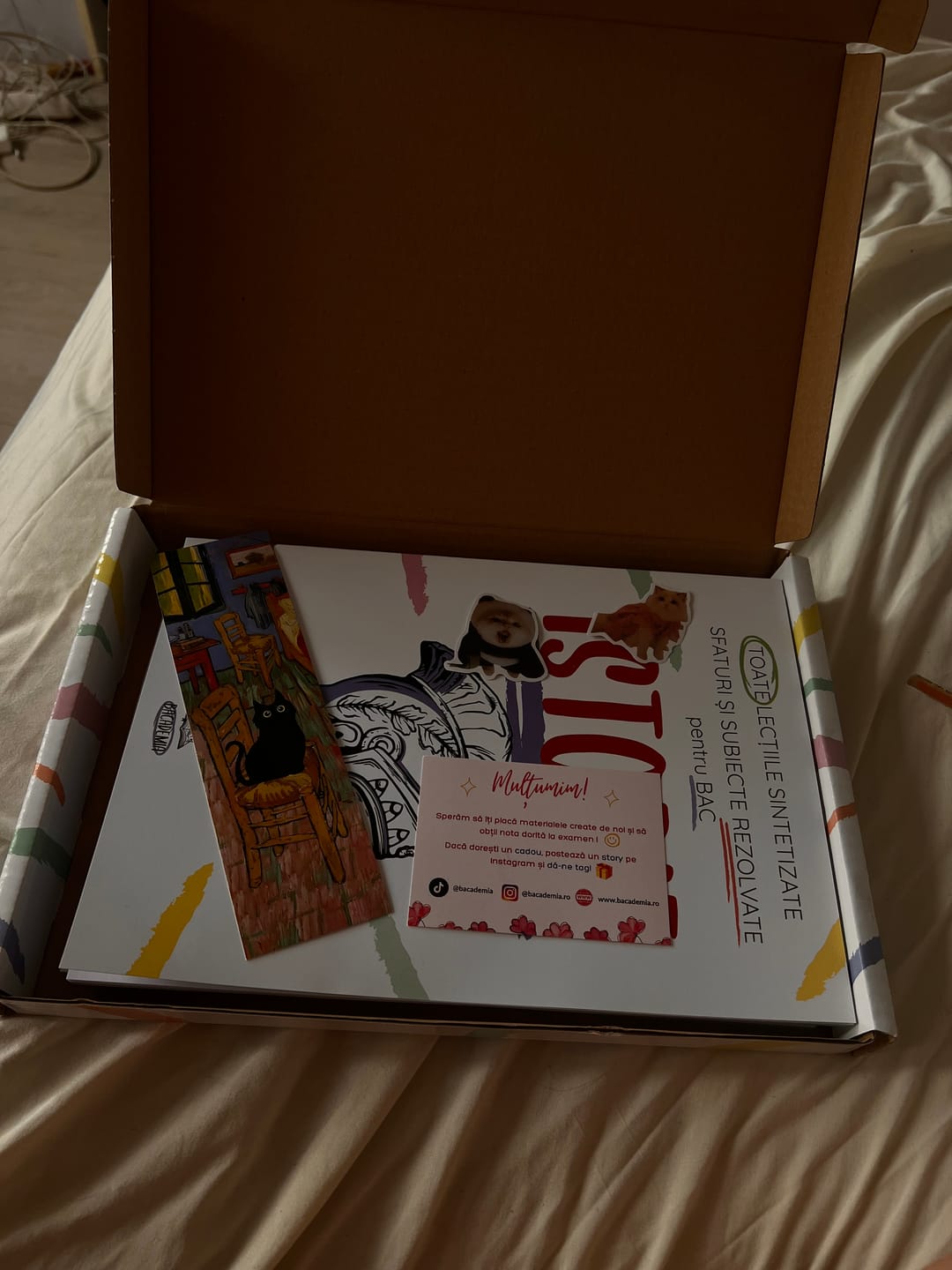 Customer photo review of Pachet Bacalaureat (Română + Istorie + Geografie) Bacademia