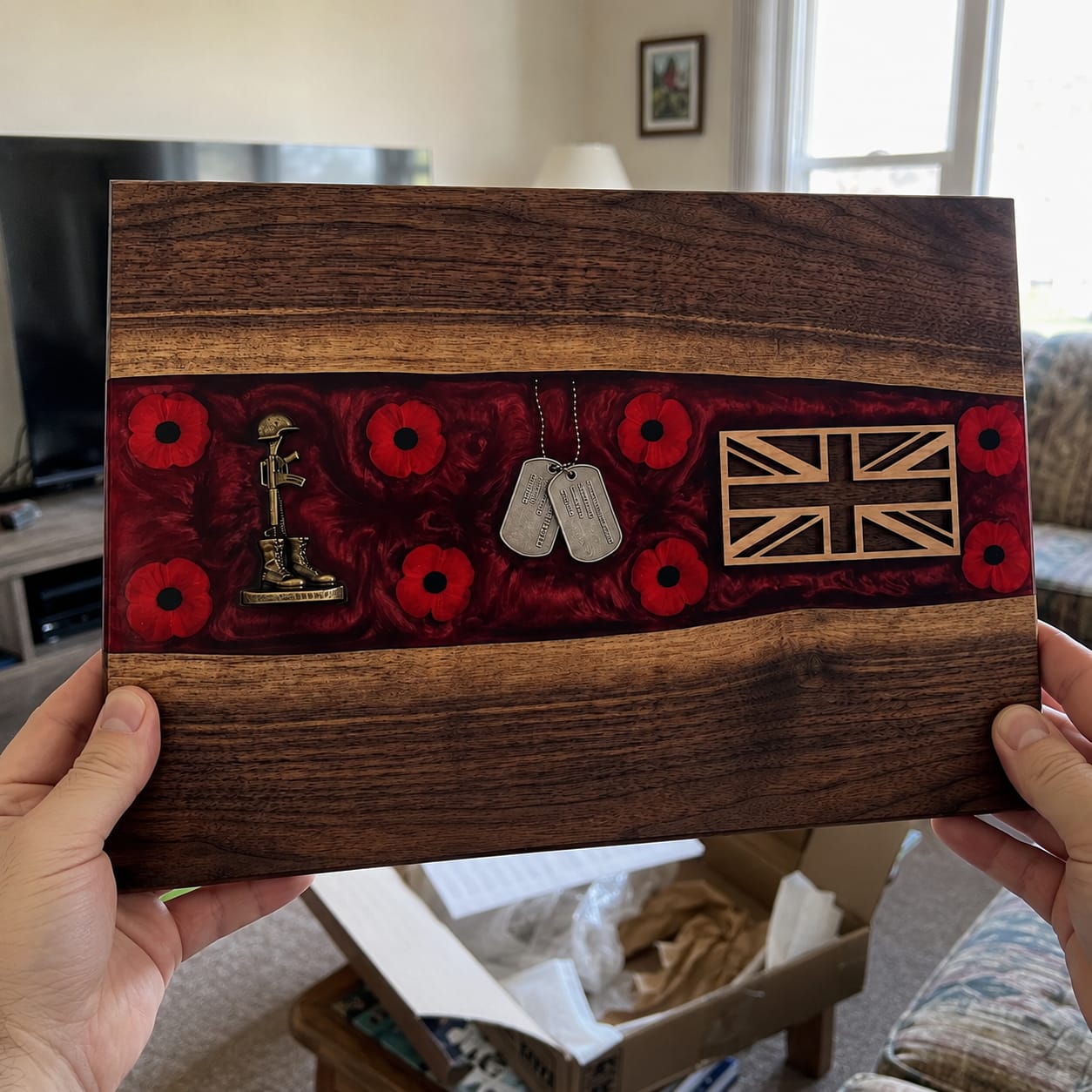 Customer photo review of UK Military Cutting Boards