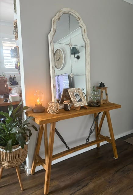 Customer photo review of Marion French Provincial Arched Antique Mirror 120cm