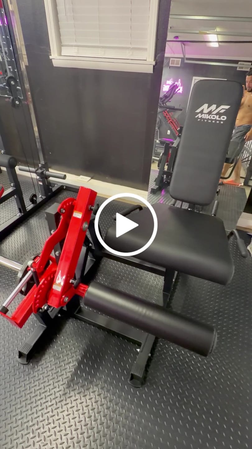 Customer video review of NOVA™ Progressive Load Leg Extension & Curl Machine