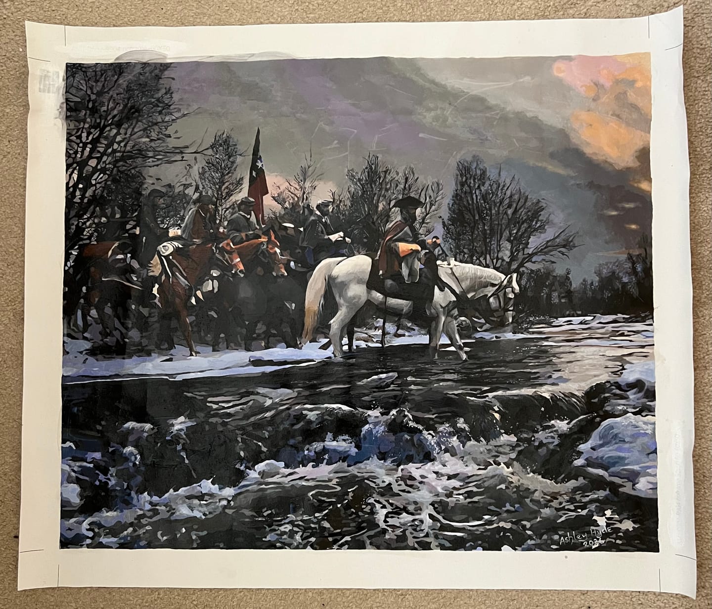 Customer photo review of 80 Color Custom Paint by Numbers