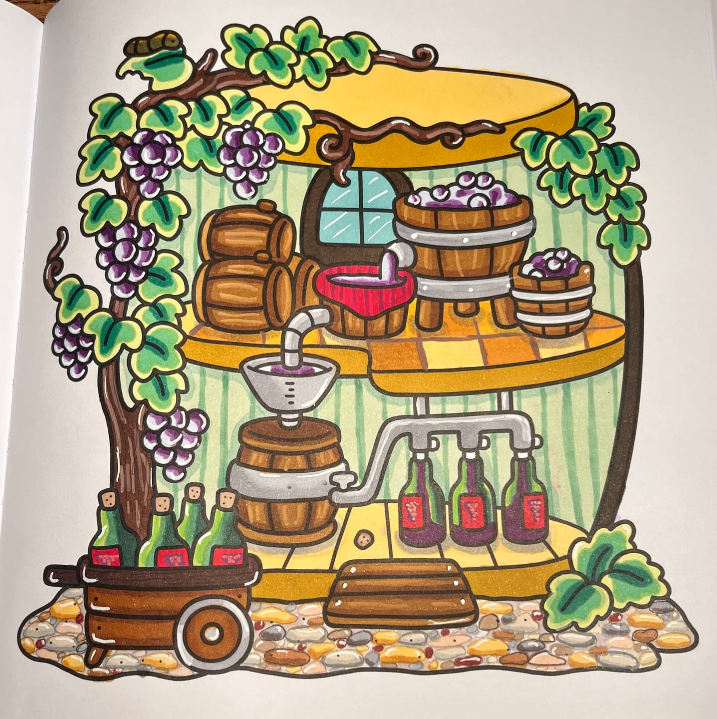 Customer photo review of Ohuhu Honolulu R090 / YR56 Individual Marker, Brush & Chisel