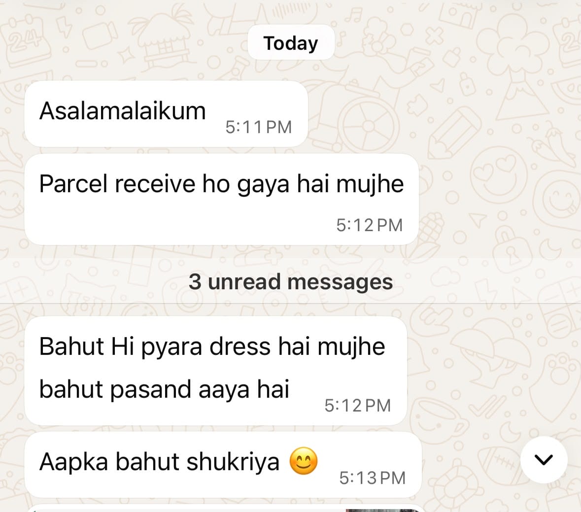 Customer photo review of Noir & Noor | Black 3 Piece Suit with Silver Zari Embroidery and Sheer Dupatta