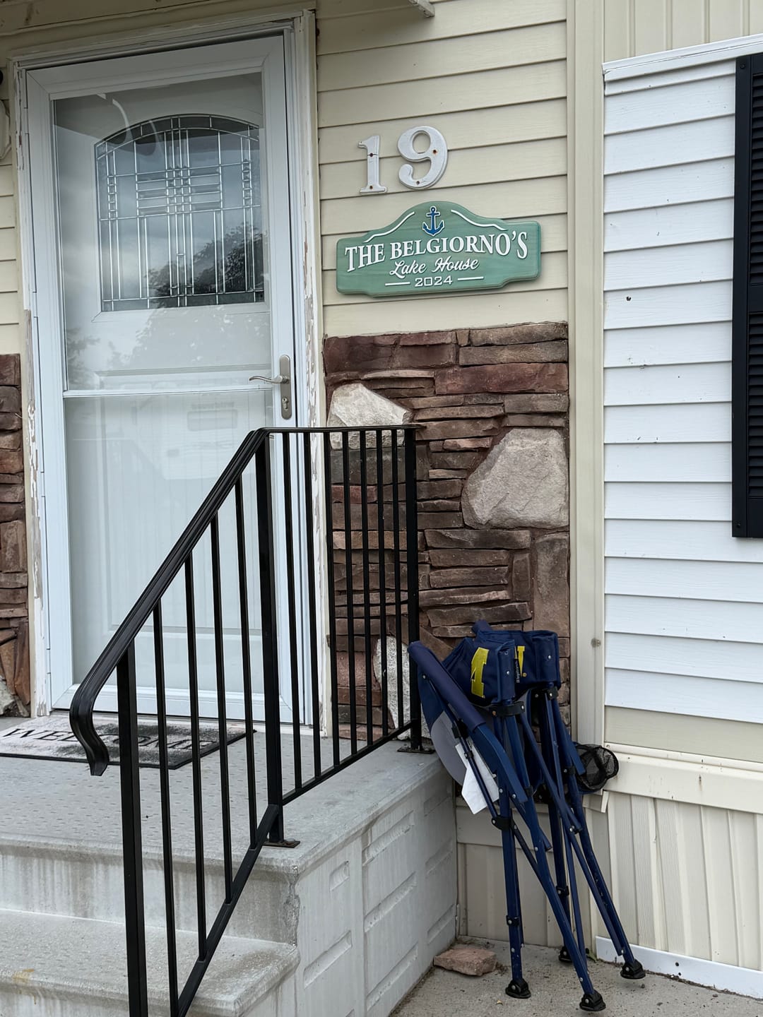 Customer photo review of Beach House Sign