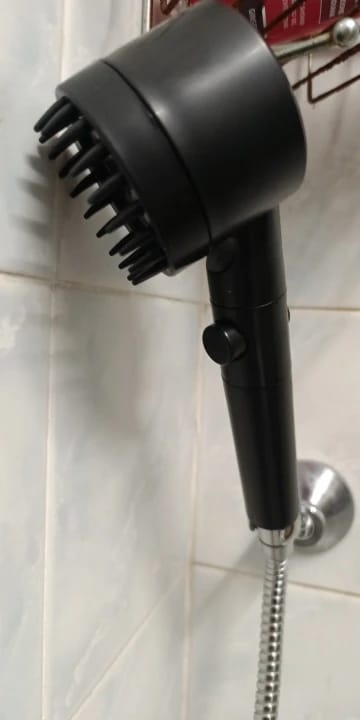 Customer photo review of Cabezal de ducha de alta presión con filtro