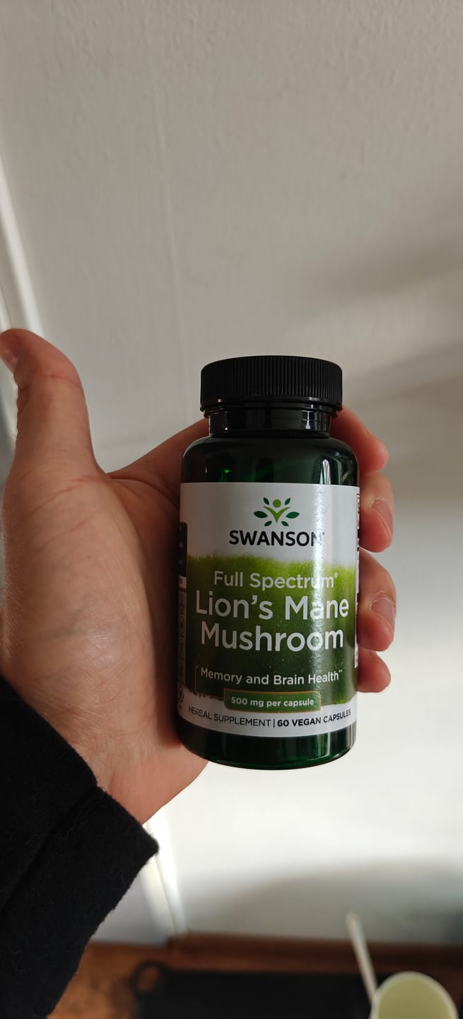 Customer photo review of Full Spectrum Lejonmansvamp (Lion's Mane), 500 mg, 60 kapslar Swanson