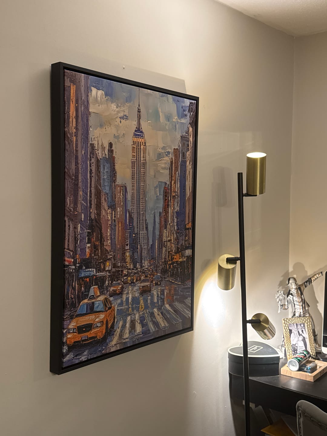 Customer photo review of Big Apple Crossing Canvas Print