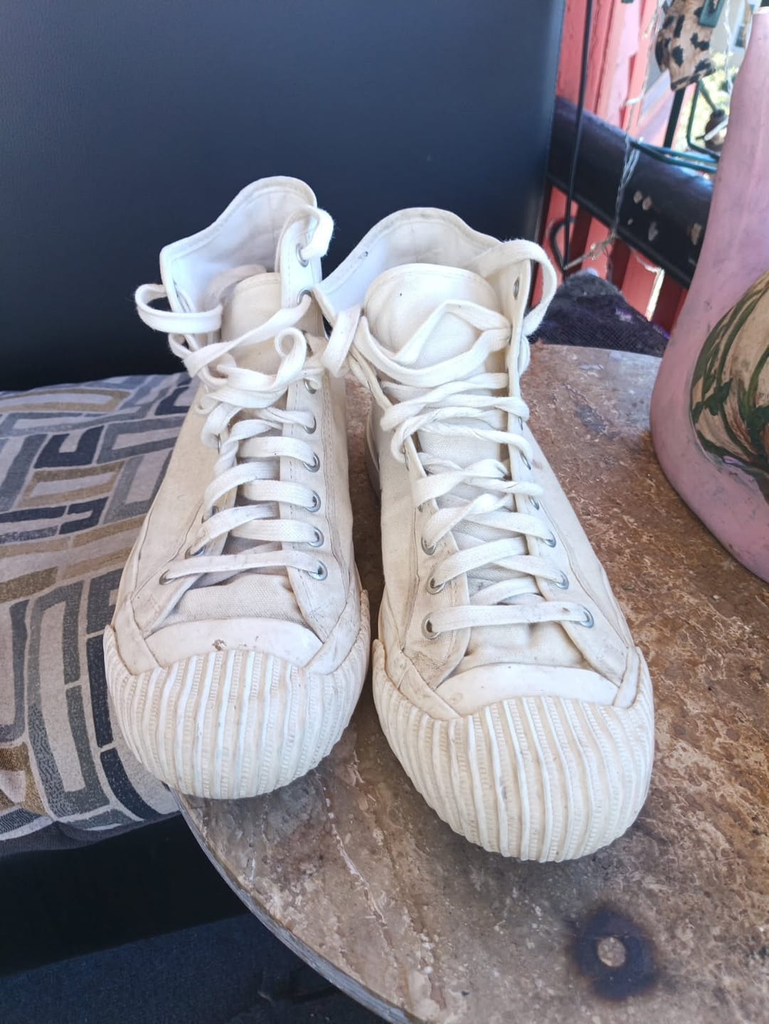 Customer photo review of Grounder High-Top Sea Salt