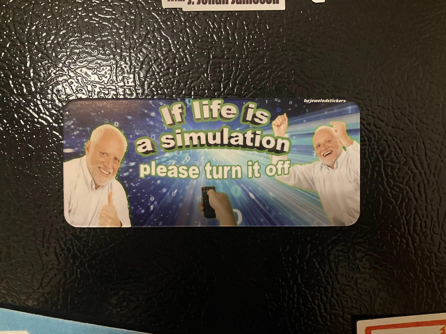 Customer photo review of If Life Is A Simulation, Please Turn It Off