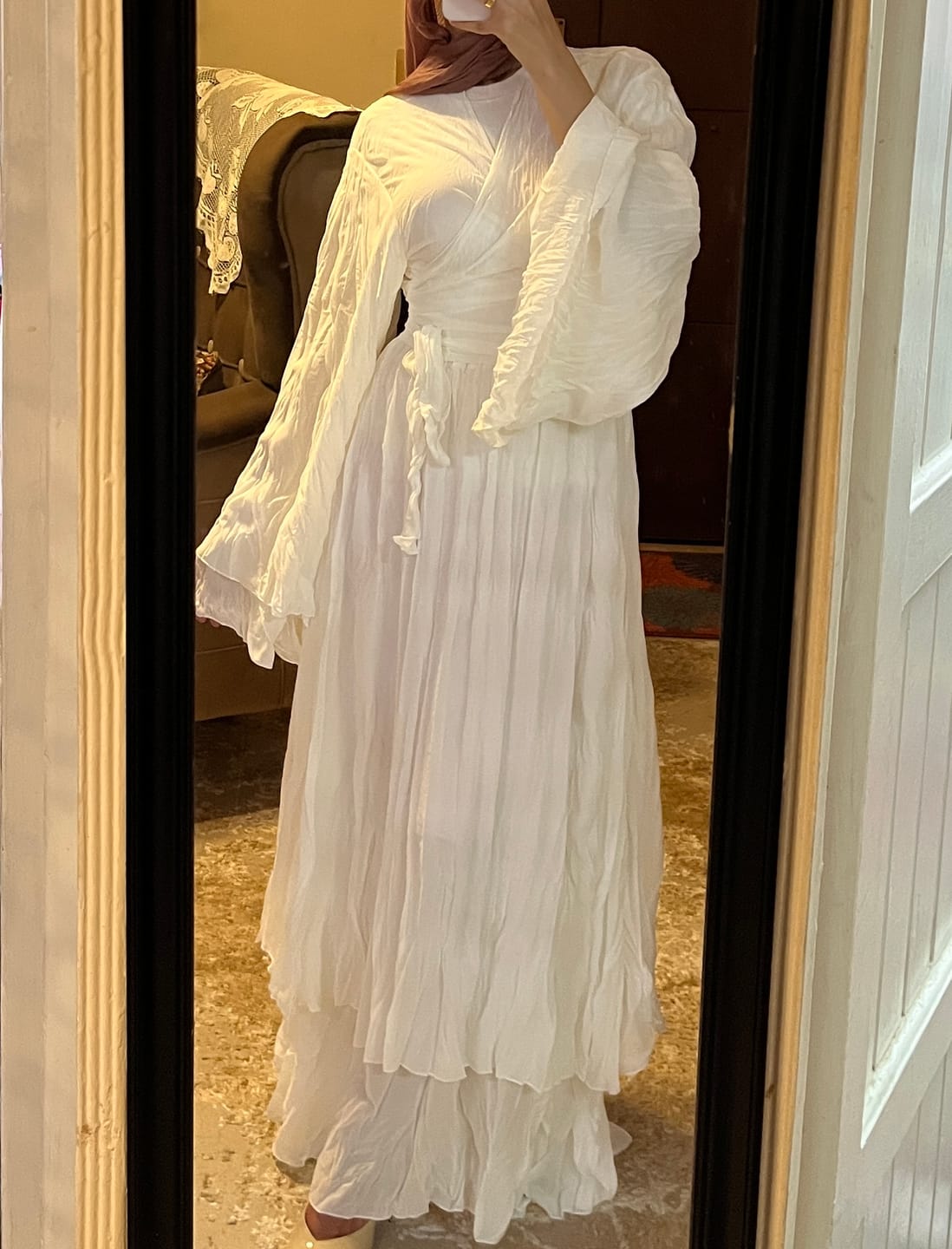 Customer photo review of Sahar Chiffon Crushed Set