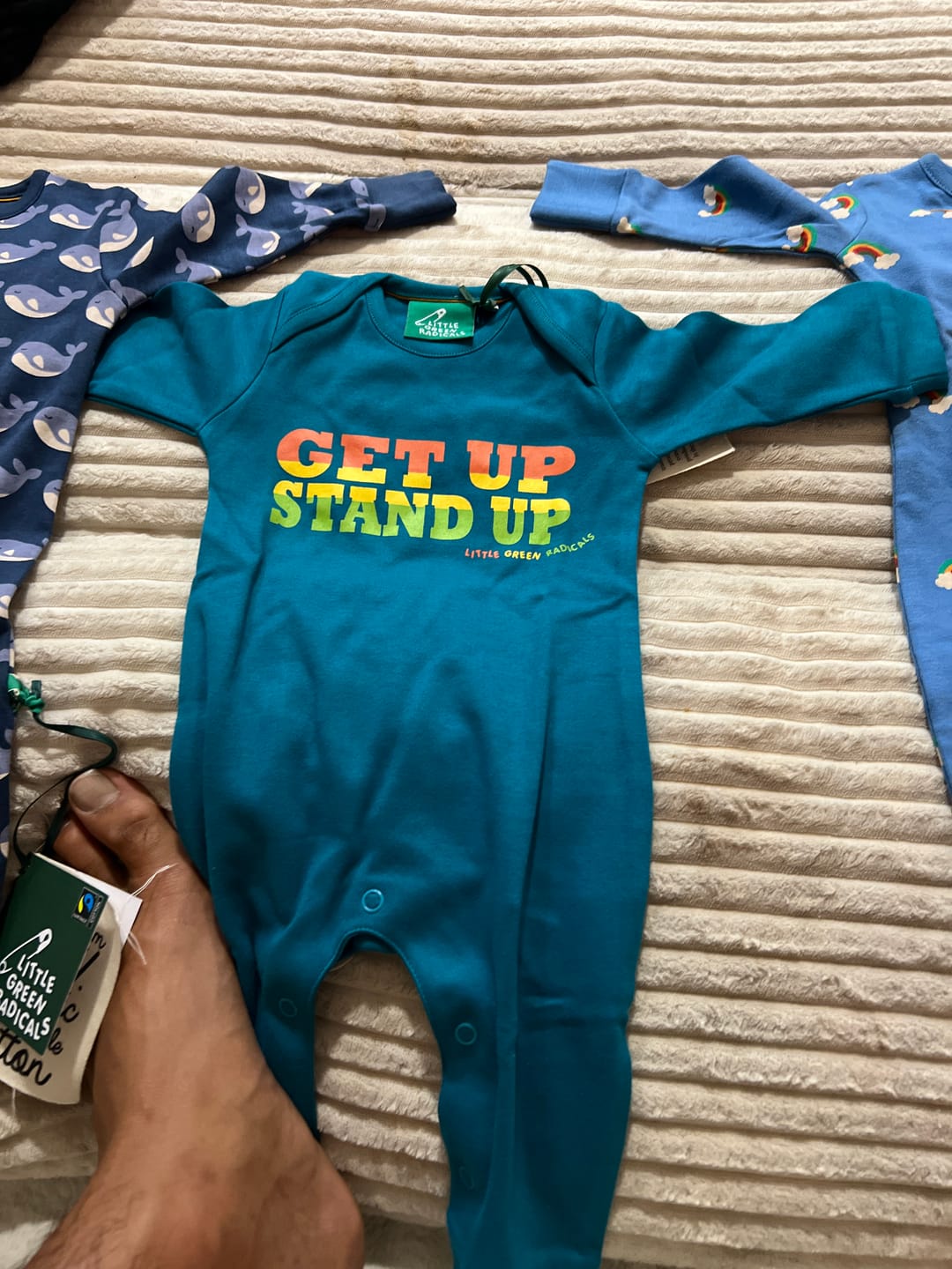 Customer photo review of Get Up Stand Up Playsuit