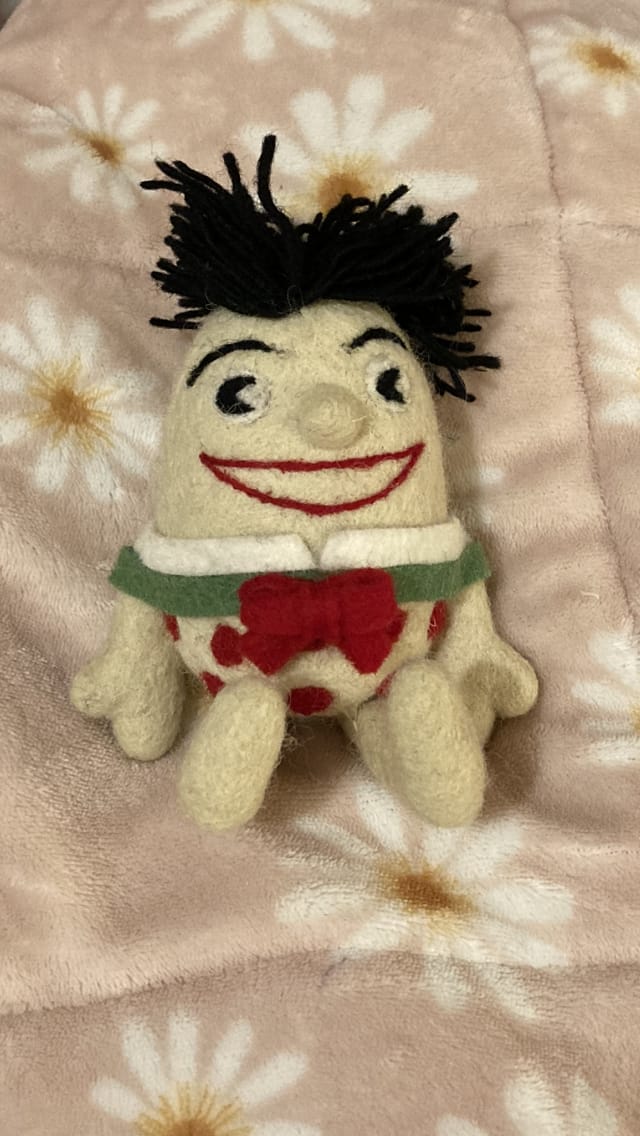 Customer photo review of ABC Play School - Felt Humpty Toy