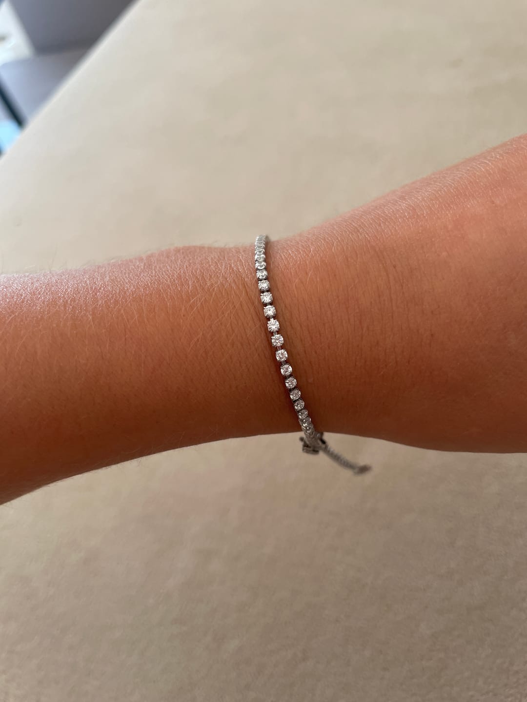 Customer photo review of Tennis Armband | 18K vergoldet