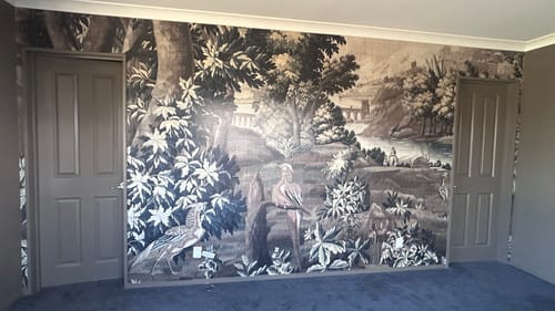 Customer photo review of Gobelin Gallery - Custom Sized Wallpaper Mural (per m2)