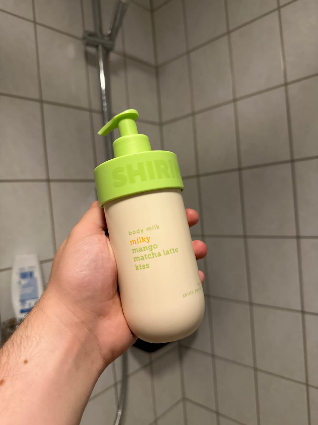 Customer photo review of Body Milk Milky Mango Matcha Latte Kiss
