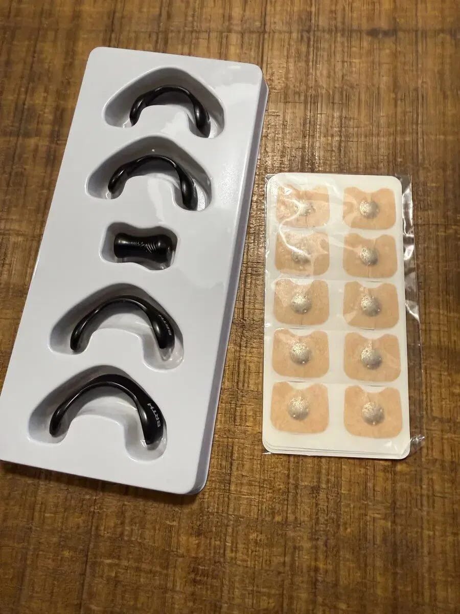 Customer photo review of Oxia — Kit Dilatador Nasal Magnético