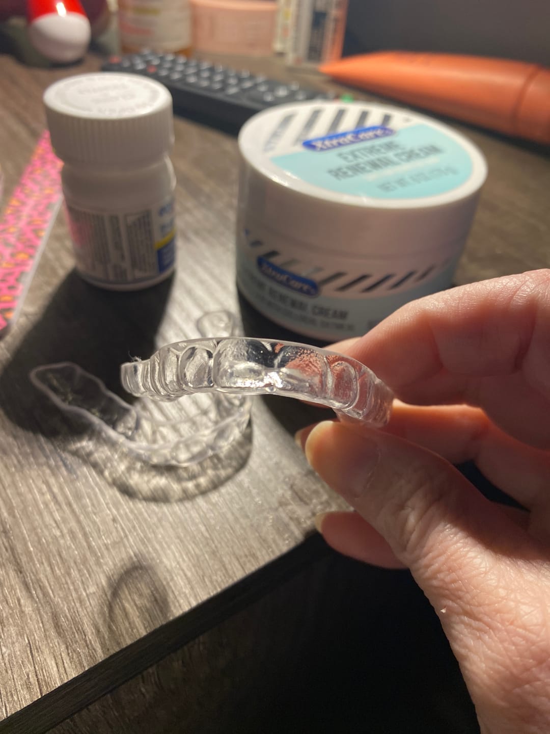 Customer photo review of Custom Clear Removable Retainers