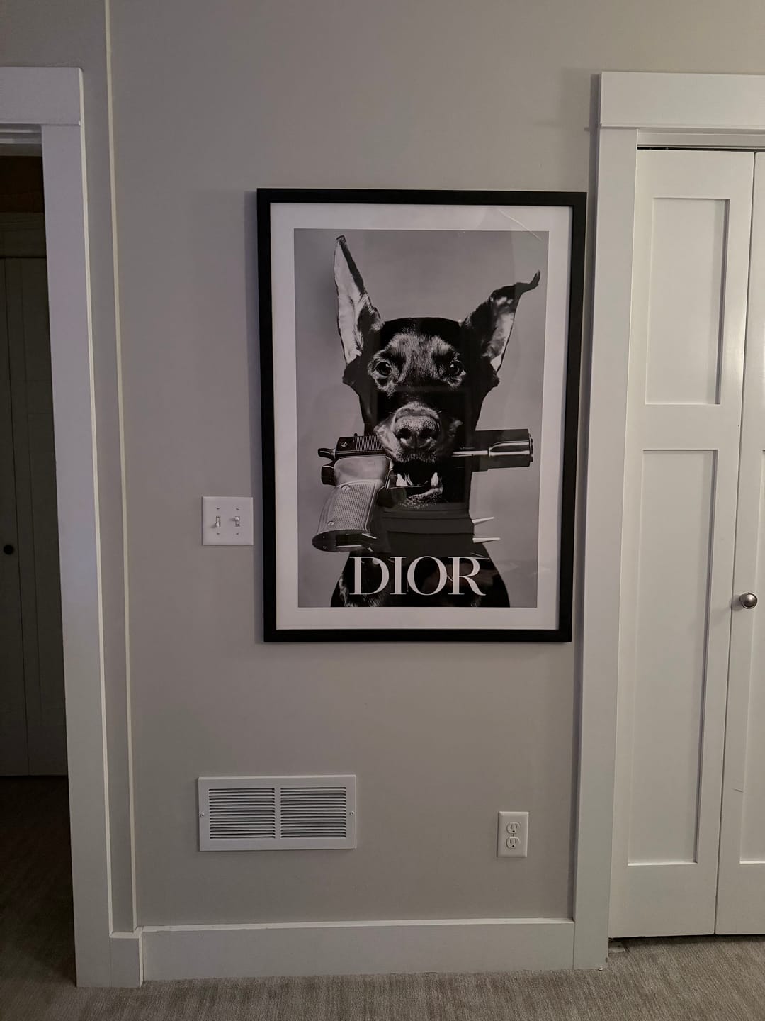 Customer photo review of Dobermann Defender Poster