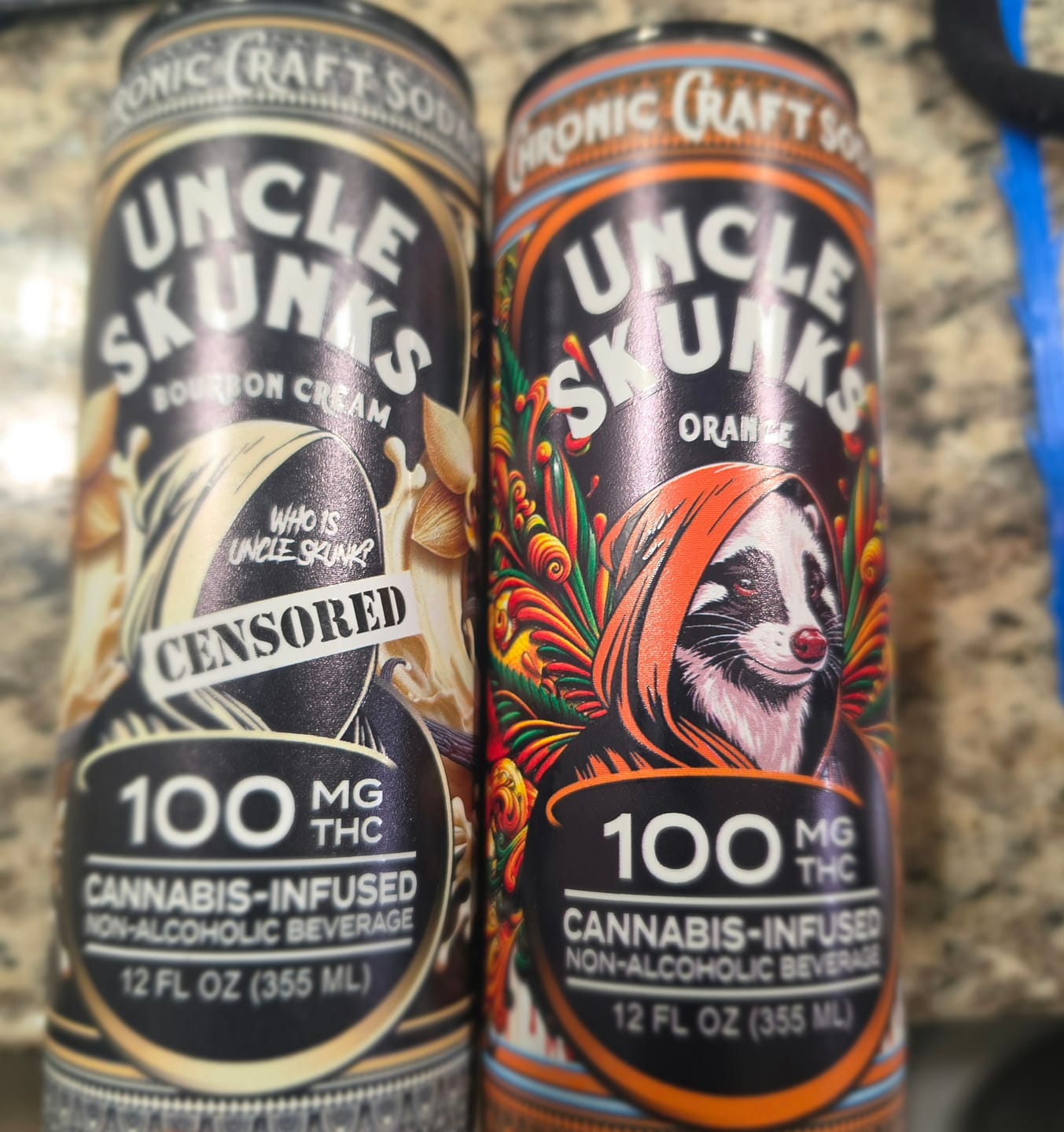 Customer photo review of Root Beer | 100 mg | 12oz Chronic Craft Soda