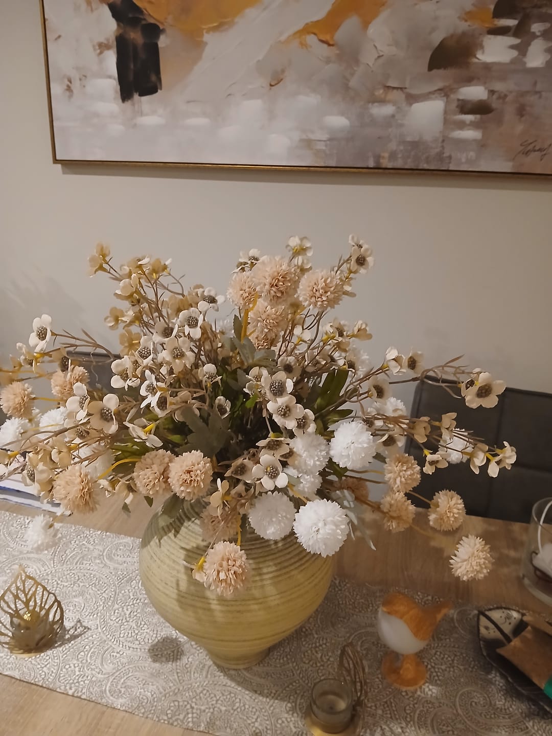Customer photo review of Bouquet de Cire - Mélange beige