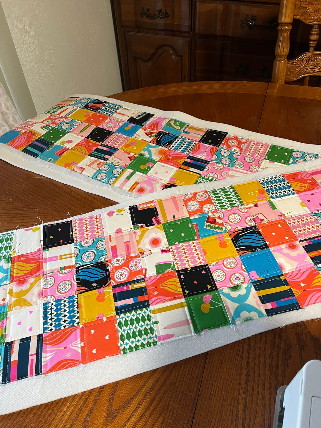 Customer photo review of Bosal Quilter's 2-1/2in Grid Fusible Interfacing