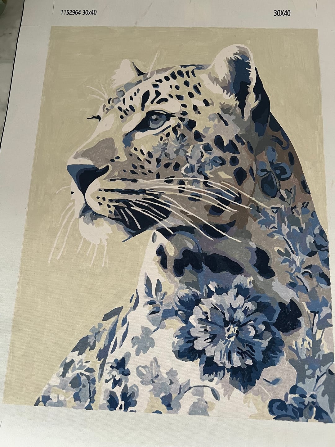 Customer photo review of Surprise Painting | Paint by Numbers