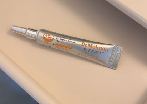 Customer photo review of Retinol Eyebag Cream