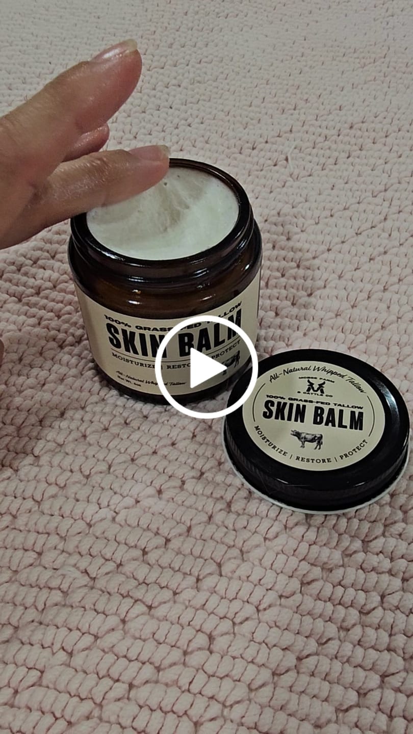Customer video review of Whipped Tallow Skin Balm