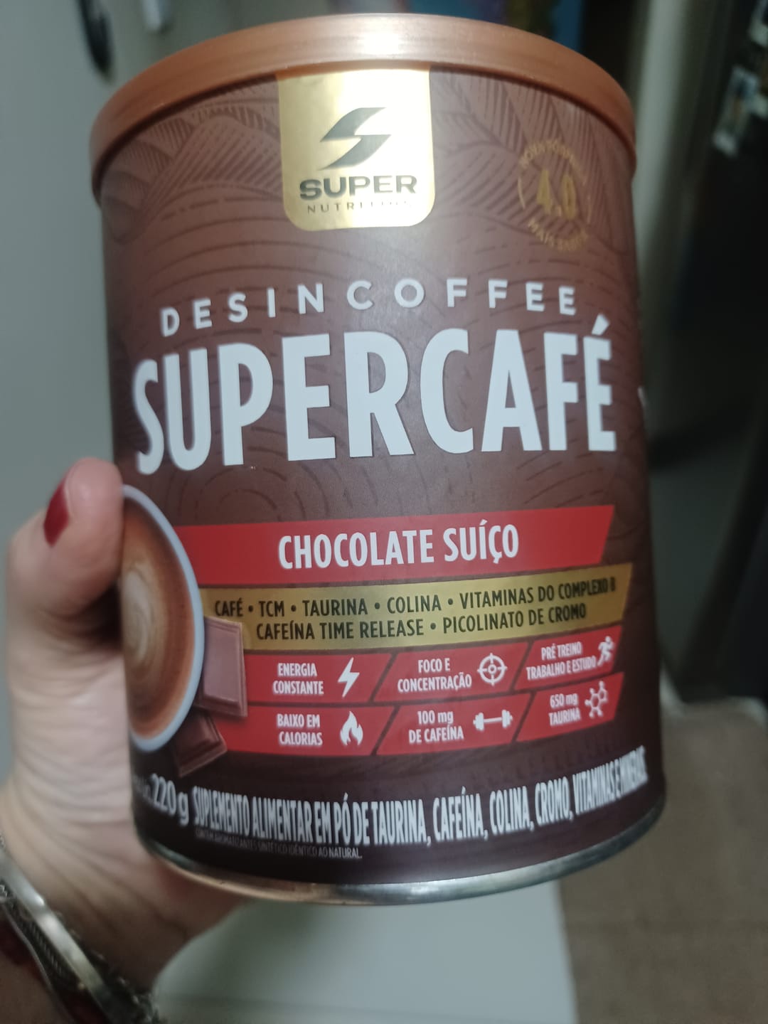Customer photo review of Supercafé Chocolate Suíço