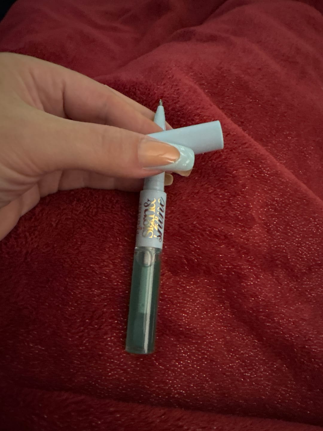 Customer photo review of Back to Business Sign And Shine Lip Oil Pen - PRE-ORDER
