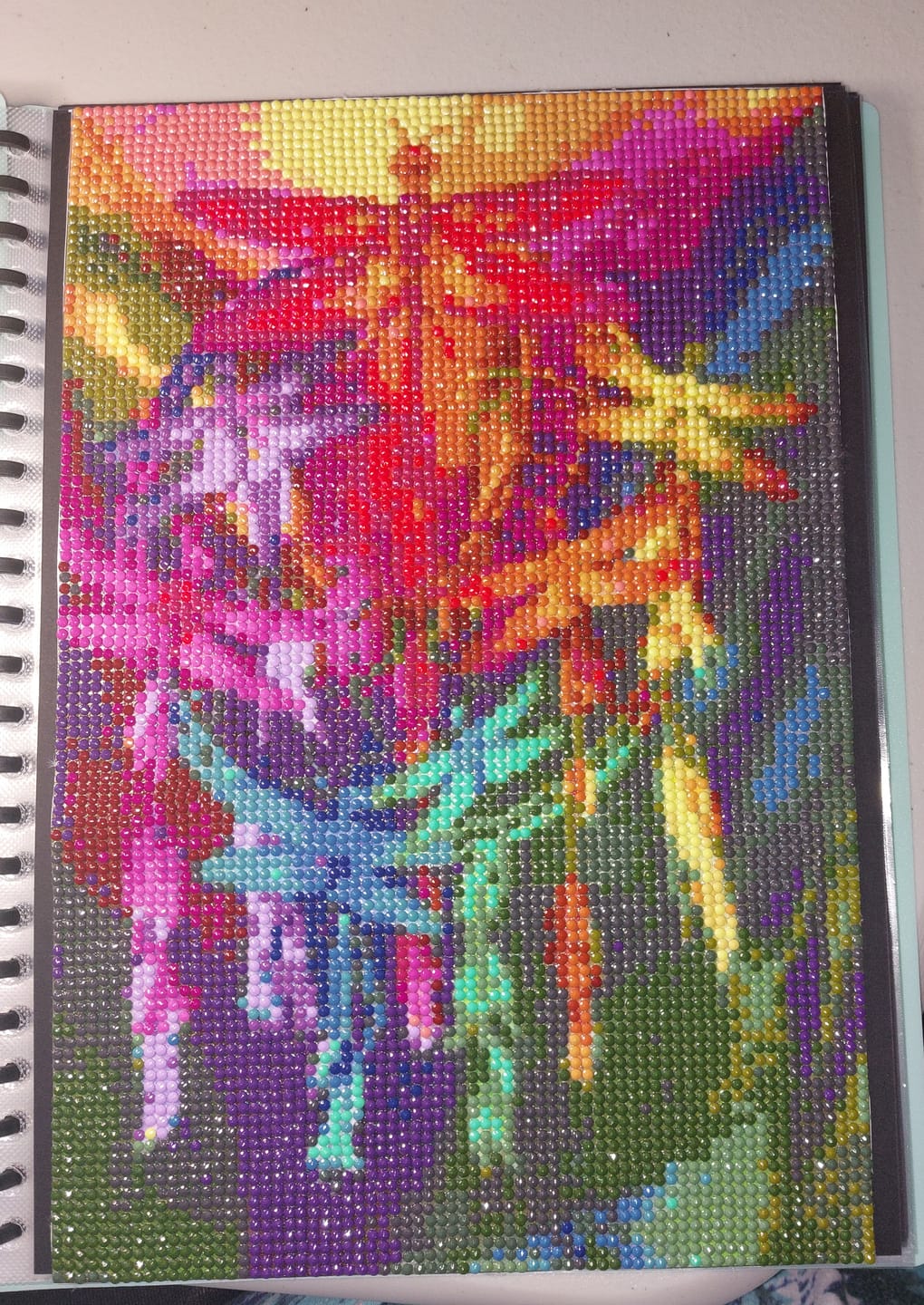 Customer photo review of Dream Square Diamond Dragonflies 5d Diy Diamond Painting Kits VM7356