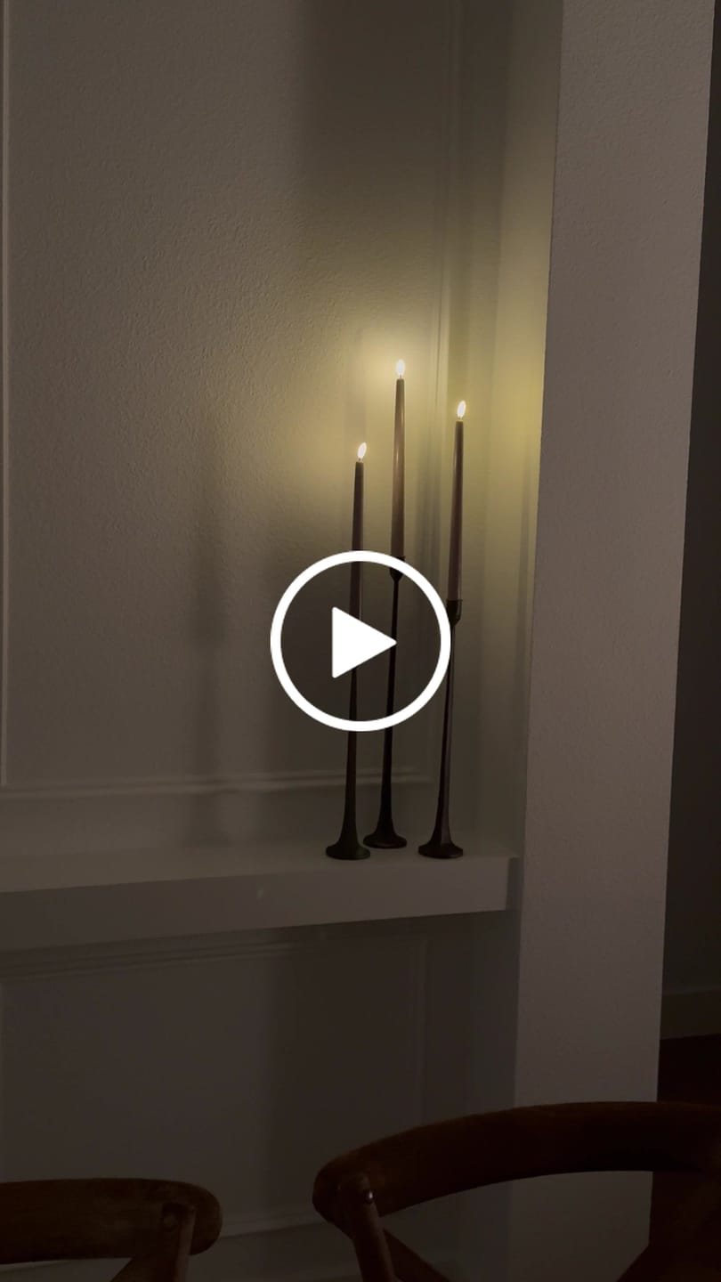 Customer video review of Uyuni Lighting Slim LED Taper Candle