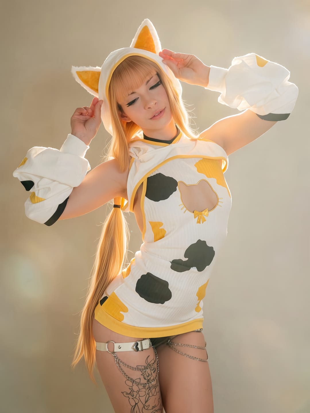 Customer photo review of Cosplay Cute Cat Costume KO119