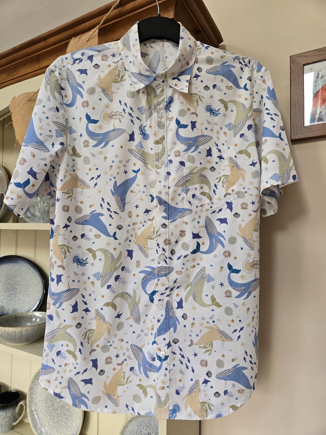 Customer photo review of Seaside Charm Cotton Poplin Fabric