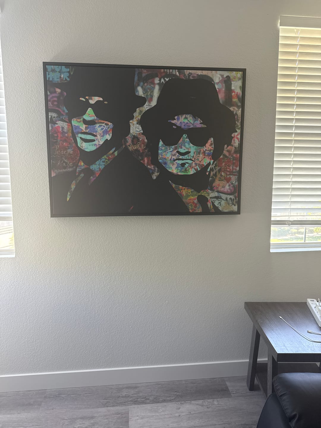 Customer photo review of Blues Brothers Graffiti Canvas Set