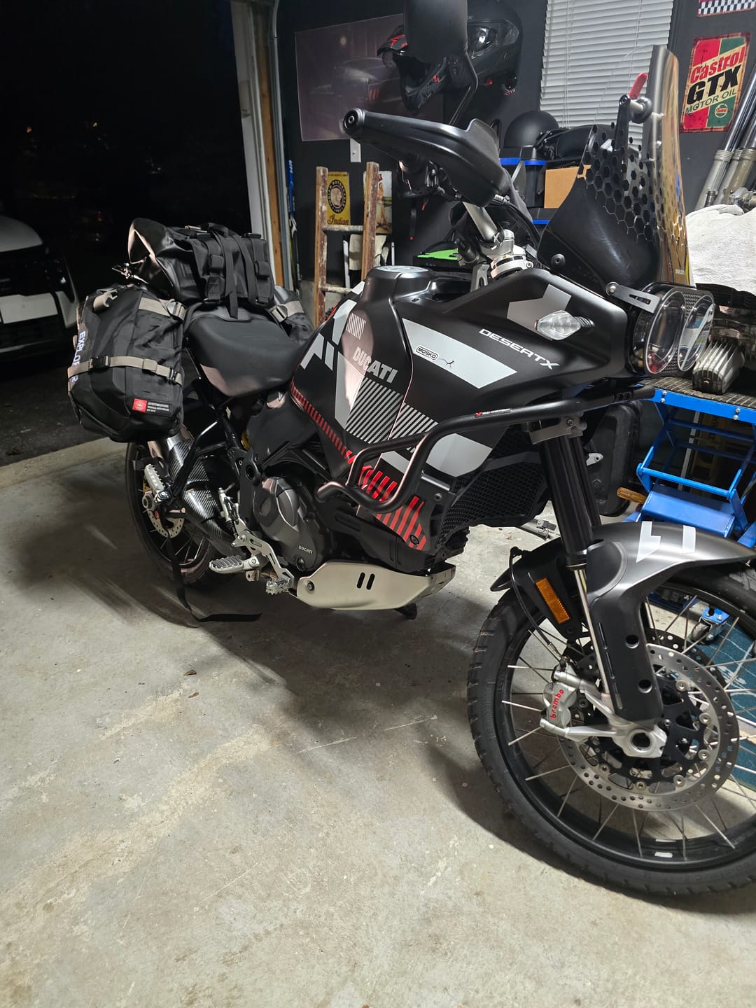 Customer photo review of 72L - Odyssey Ducati ADV Touring Luggage System